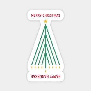 Merry Christmas, Happy Hanukkah Sticker